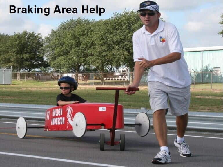 Dolly cars off track